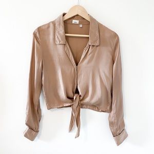 Wilfred Front Tie Blouse - Size XS